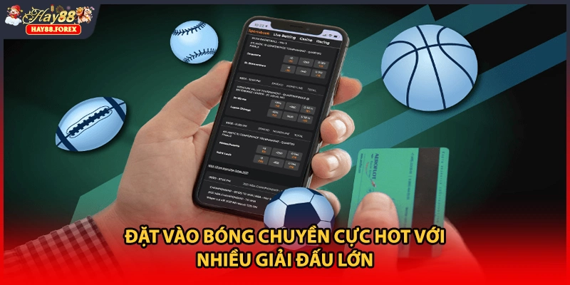 Đặt vào bóng chuyền cực hot với nhiều giải đấu lớn