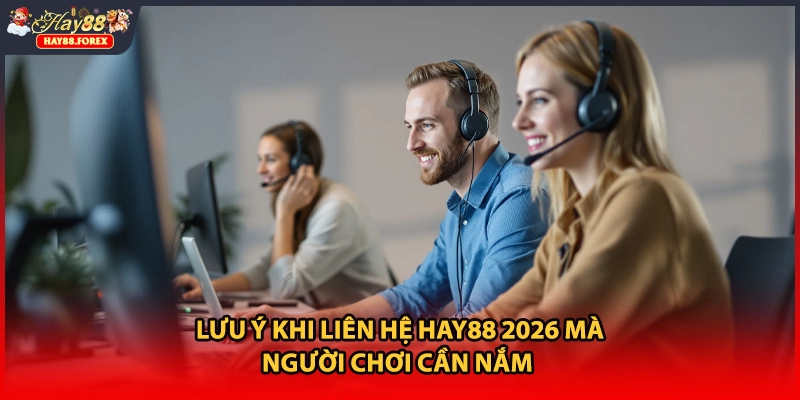 Lưu ý khi liên hệ HAY88 2026 mà người chơi cần nắm  
