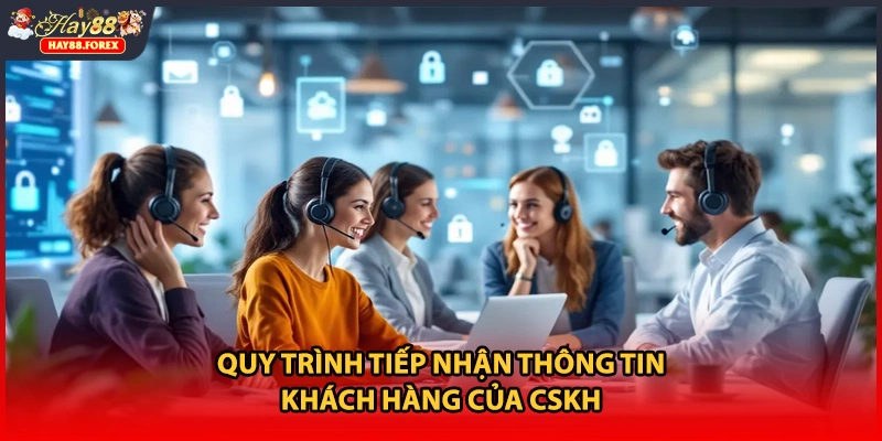 Quy trình tiếp nhận thông tin khách hàng của CSKH 